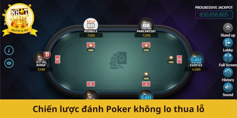 Chiến lược đánh Poker không lo thua lỗ