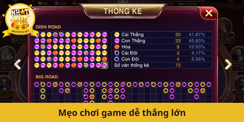 Mẹo chơi game dễ thắng lớn