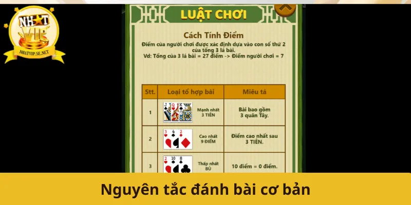 Nguyên tắc đánh bài cơ bản