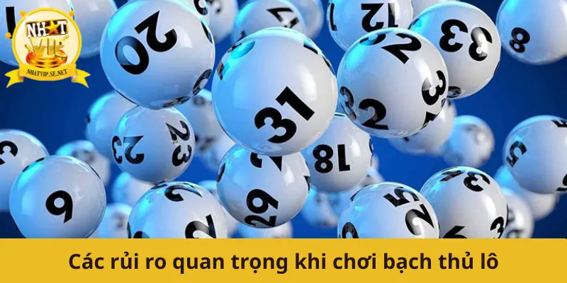 Các rủi ro quan trọng khi chơi bạch thủ lô